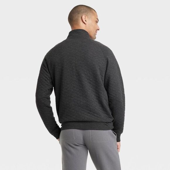 Goodfellow & Co -  Men's Pullover Sweatshirts Diamond Black - Picture 2 of 3